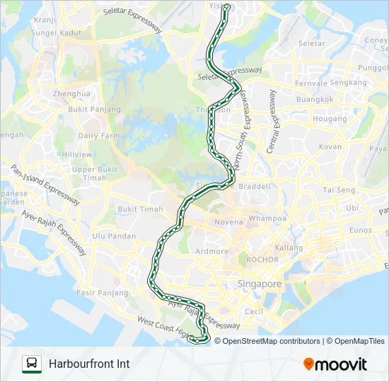 公交855路的线路图