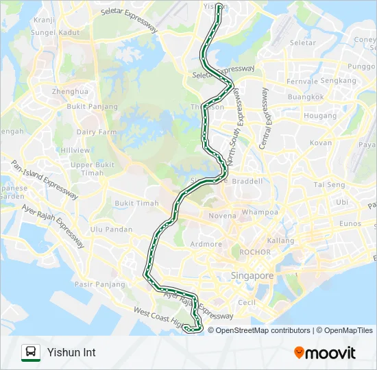 公交855路的线路图