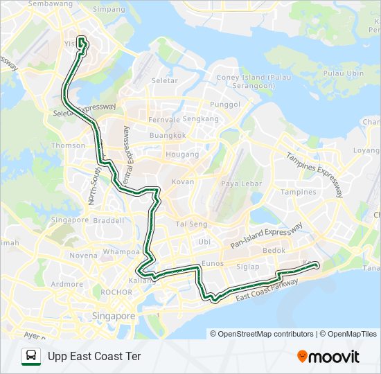 853M bus Line Map