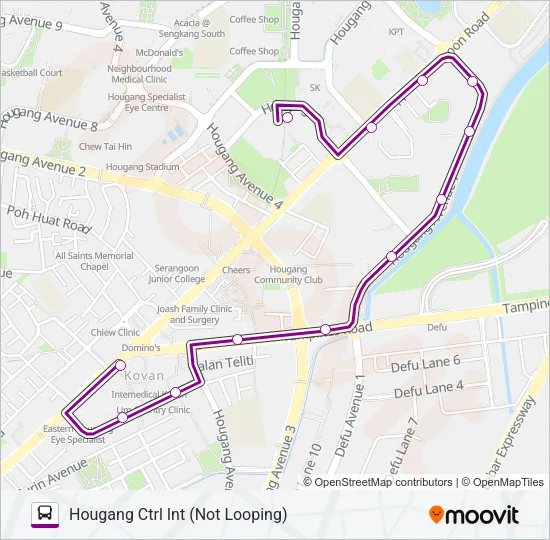 公交112路的线路图