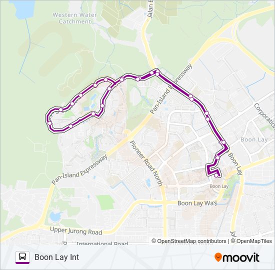 199 bus Line Map