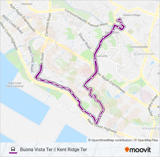 200 bus Line Map