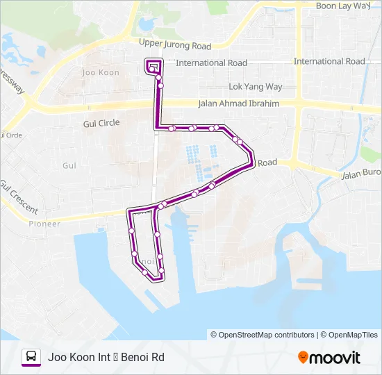 公交253路的线路图