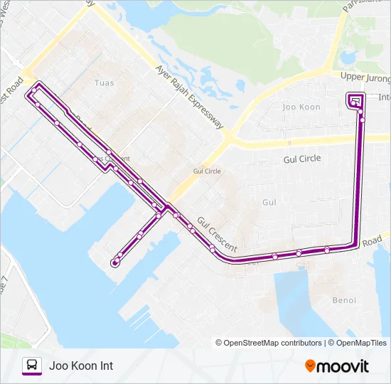 公交254路的线路图