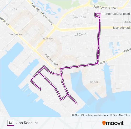 公交257路的线路图