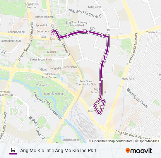 Bus 261 Route Map 261 Route: Schedules, Stops & Maps - Ang Mo Kio Int (Updated)