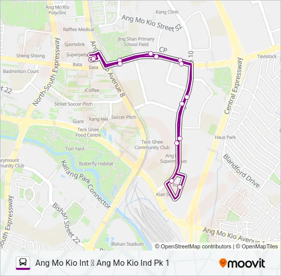 公交261路的线路图