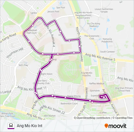 公交269路的线路图