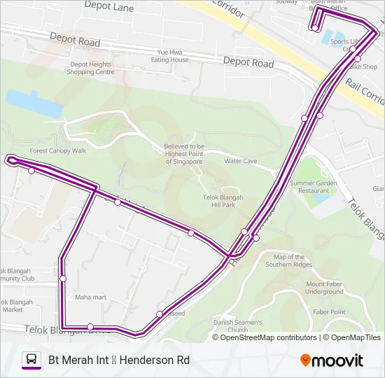 273 Bus Line Map
