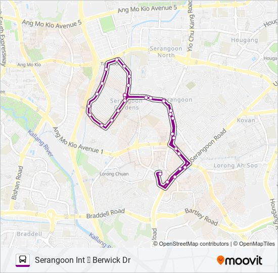 Bus 317 Route Map 317 Route: Schedules, Stops & Maps - Serangoon Int (Updated)