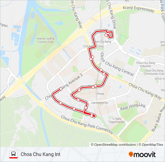 301 bus Line Map