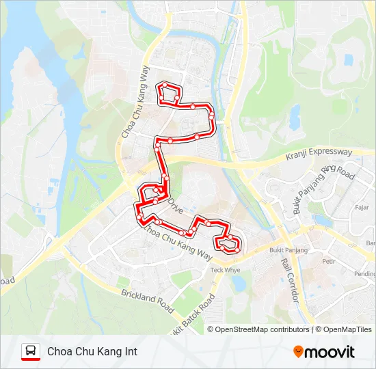 公交307路的线路图