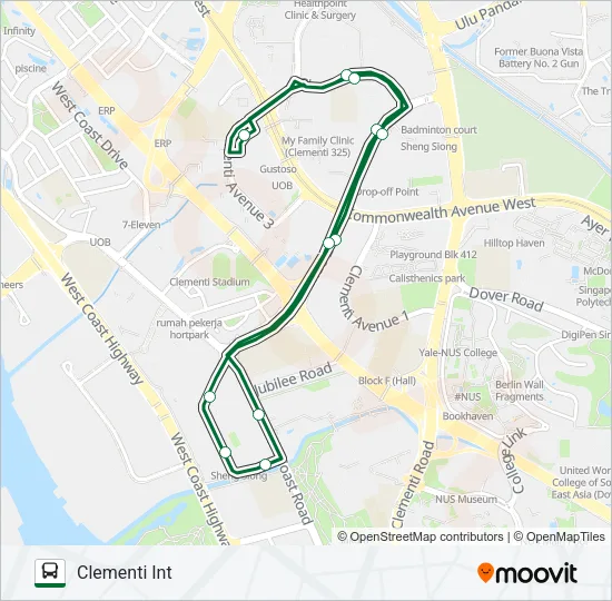 公交282路的线路图