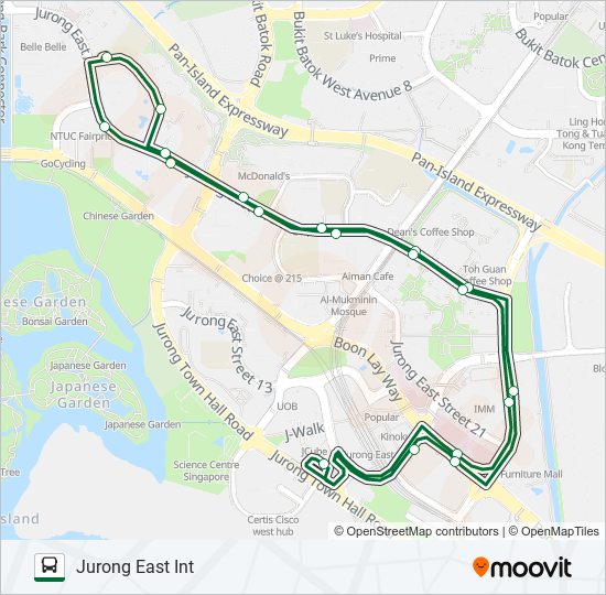 333 bus Line Map