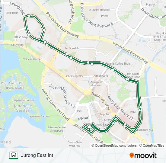 公交333路的线路图