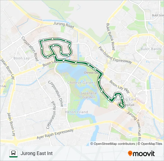 公交335路的线路图