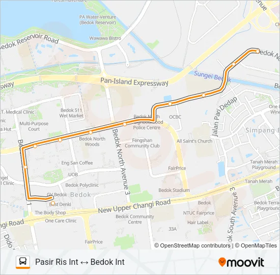 公交17路的线路图