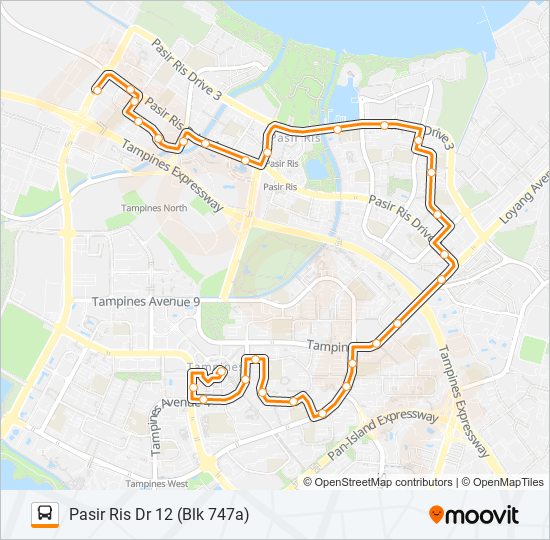 3A bus Line Map