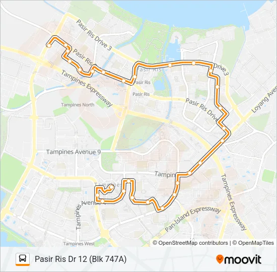 公交3A路的线路图