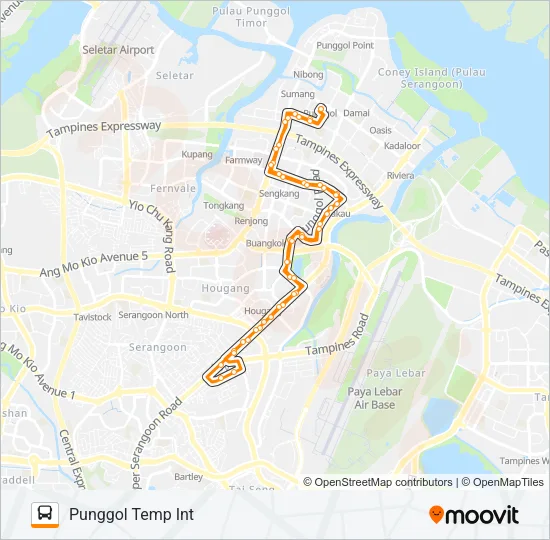 公交119路的线路图