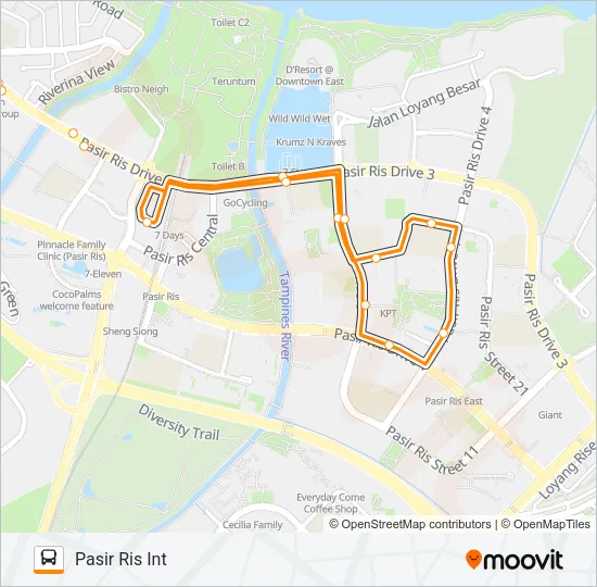 公交358路的线路图
