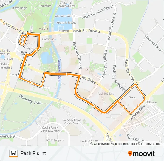 公交359路的线路图