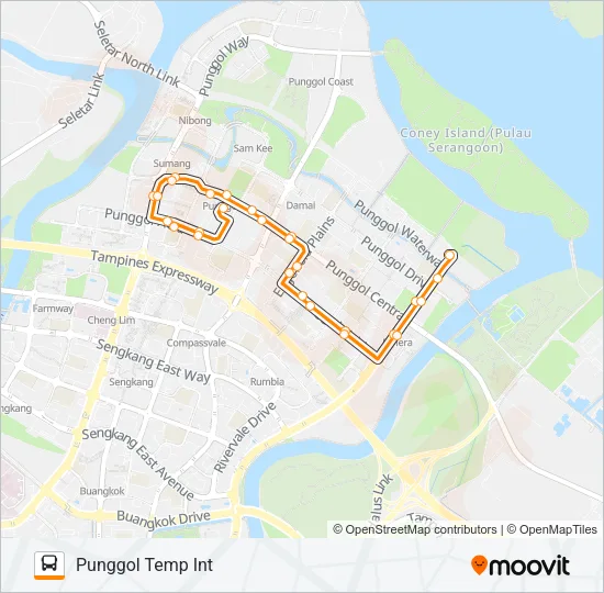 公交381路的线路图