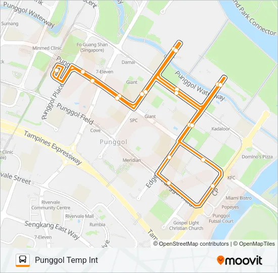 公交386路的线路图