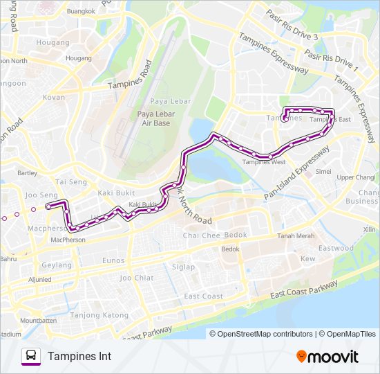 8 bus Line Map