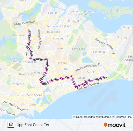 13 bus Line Map