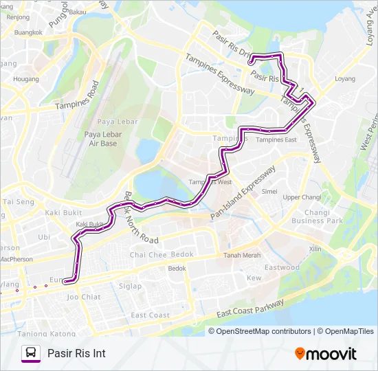 公交21路的线路图