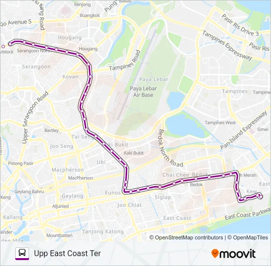公交25路的线路图