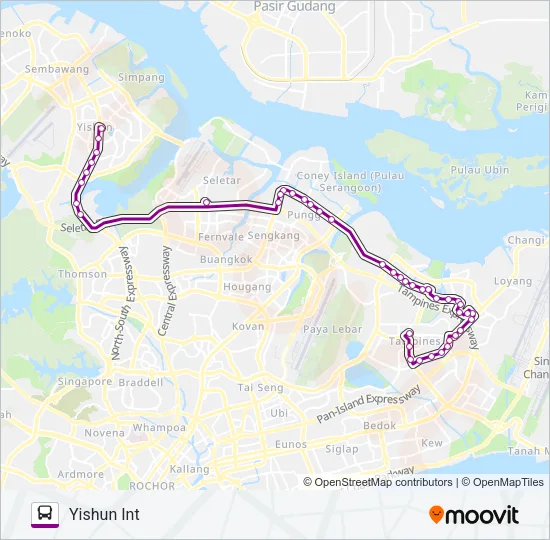 公交39路的线路图