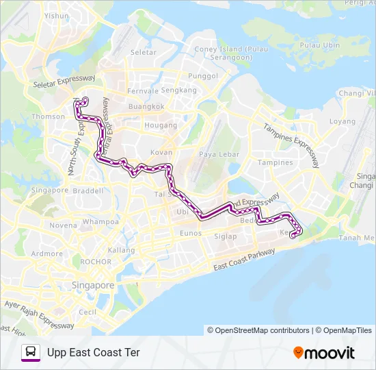 公交45路的线路图