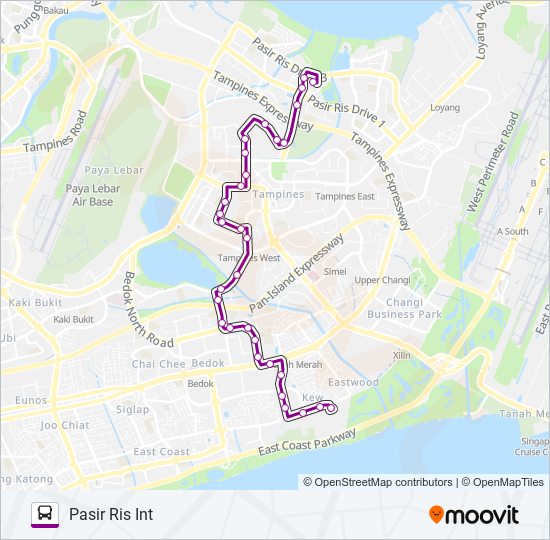 46 bus Line Map