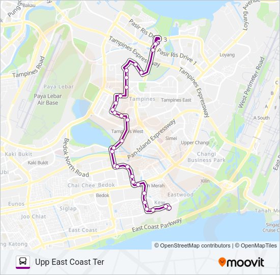 46 Bus Line Map
