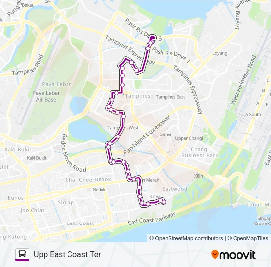 46 Bus Line Map