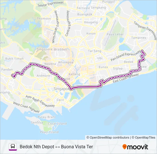 48 Bus Line Map