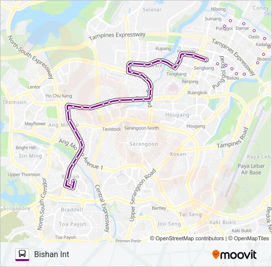 50 Bus Line Map