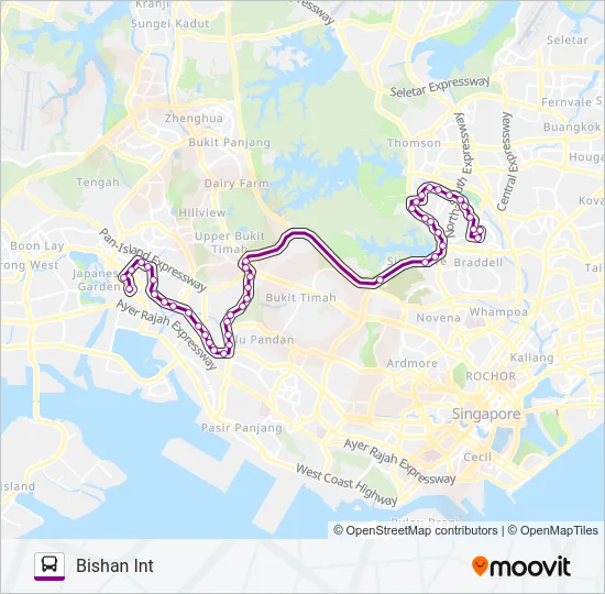 公交52路的线路图