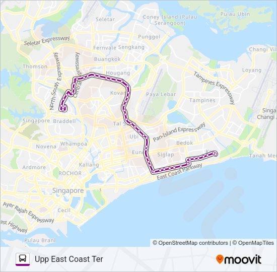 55 Bus Route Map 55 Route: Schedules, Stops & Maps - Upp East Coast Ter (Updated)