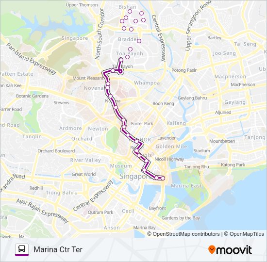 56 Bus Line Map