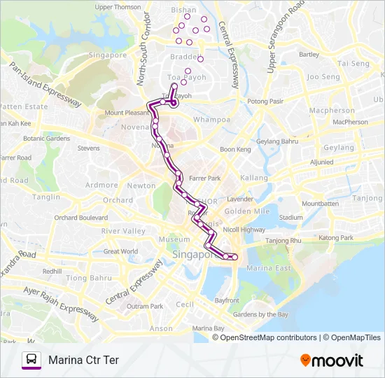 公交56路的线路图
