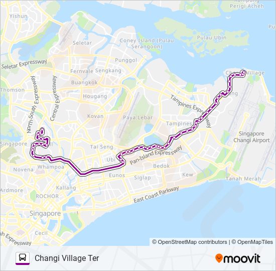 59 bus Line Map