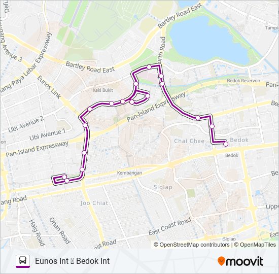 60 bus Line Map