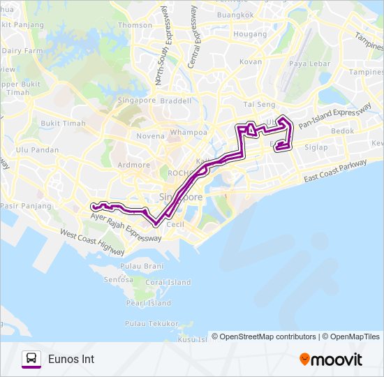 63 bus Line Map