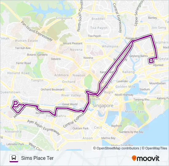 公交64路的线路图