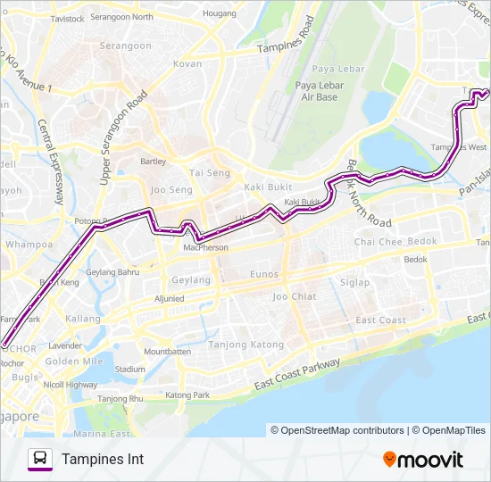 公交65路的线路图