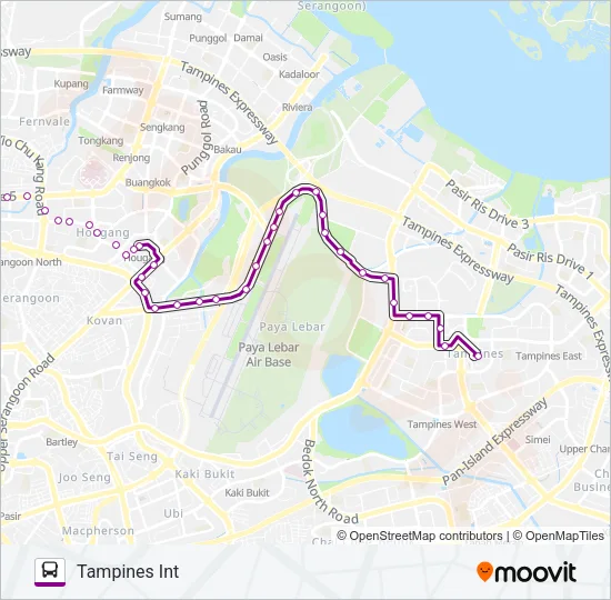 公交72路的线路图