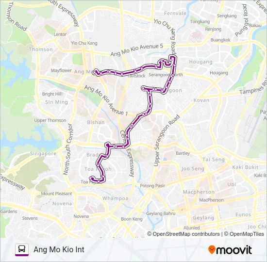 公交73路的线路图